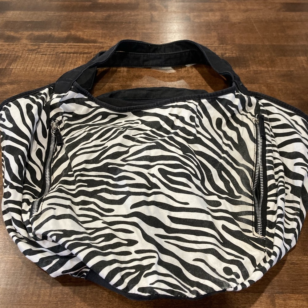 Adorable zebra bag. No name brand.